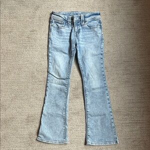 Girls GAP Light Denim Flare Jeans
